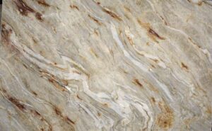 A macro shot of quartzite slab