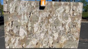 Granite slan in a storage area